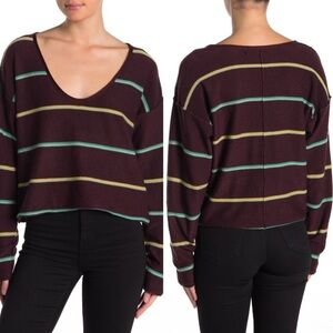 Free People Make You Mine Stripe Sweater